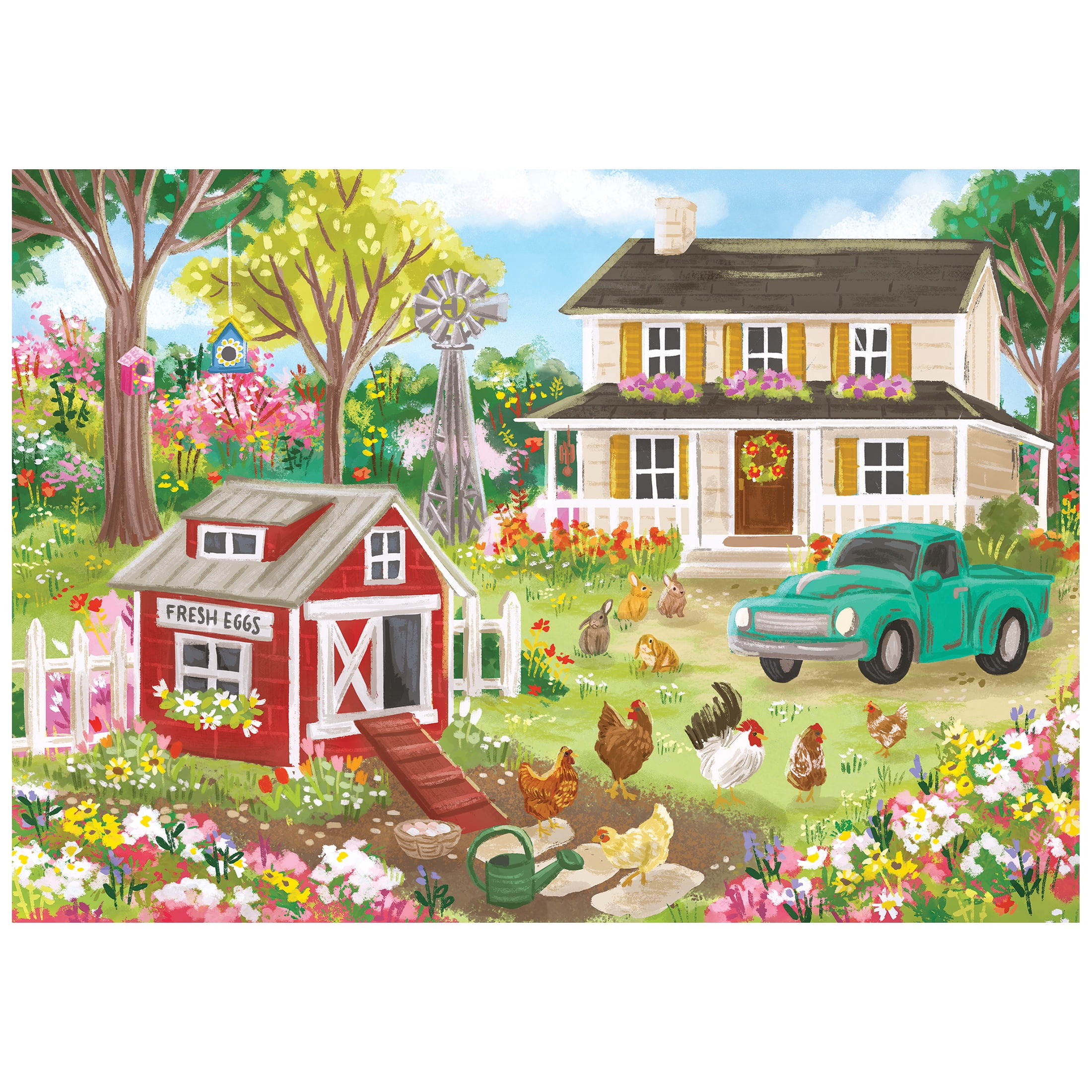 COLORLUXE 300PC CHICKEN COOP FARM - Walmart.com