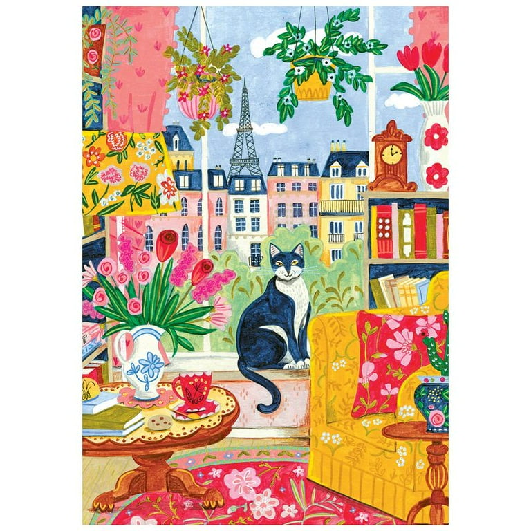 COLORLUXE 500PC Cat In Paris - Walmart.com