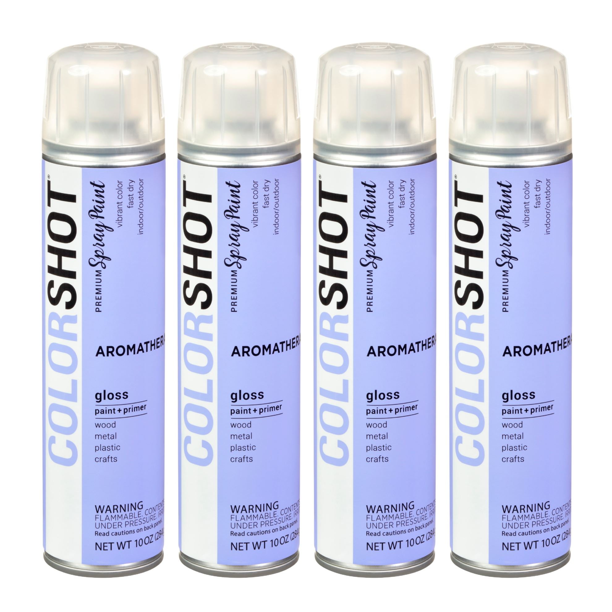 COLORSHOT Gloss Spray Paint Aromatherapy 10 oz. 4 Pack