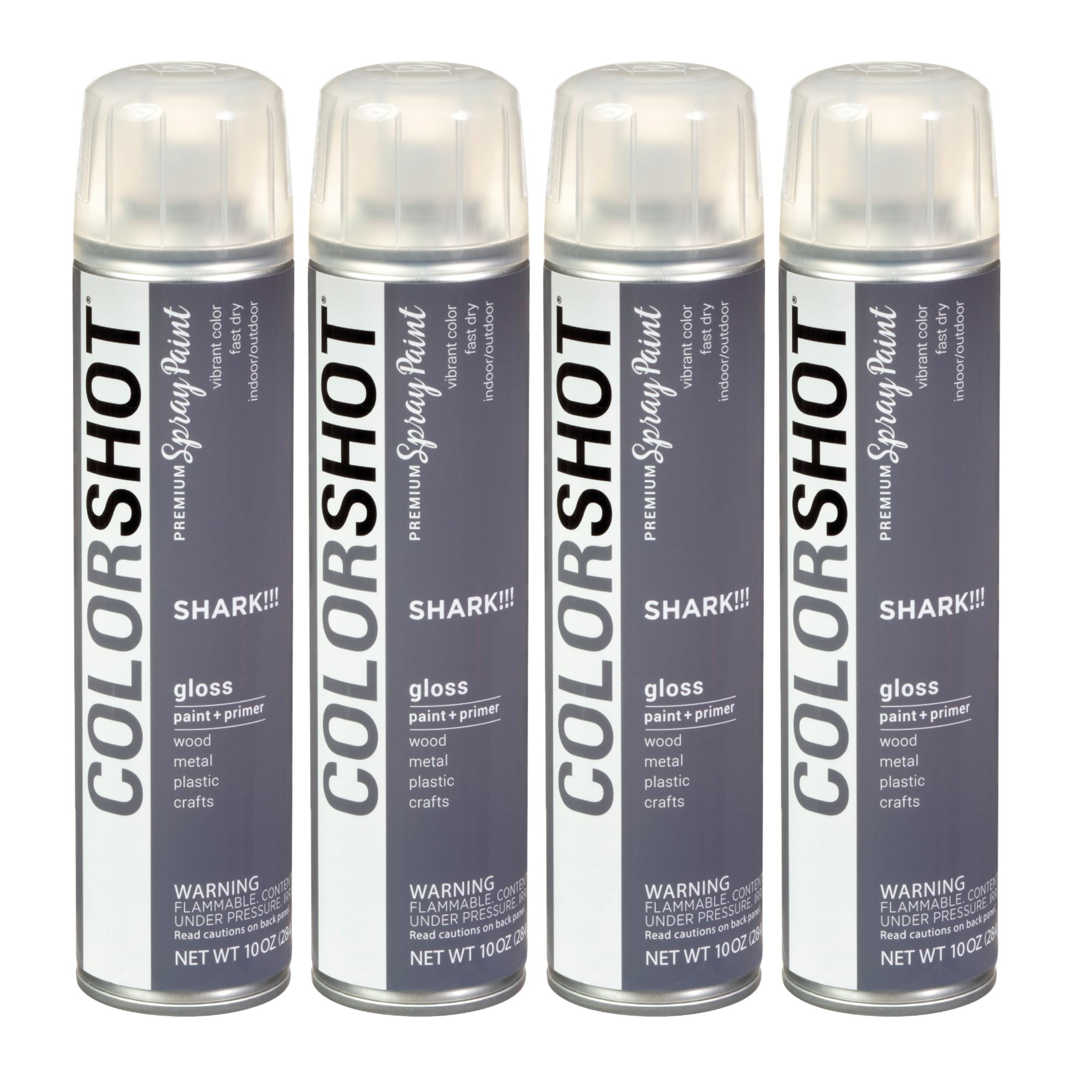 COLORSHOT Gloss Spray Paint Shark!!! (Dark Gray)