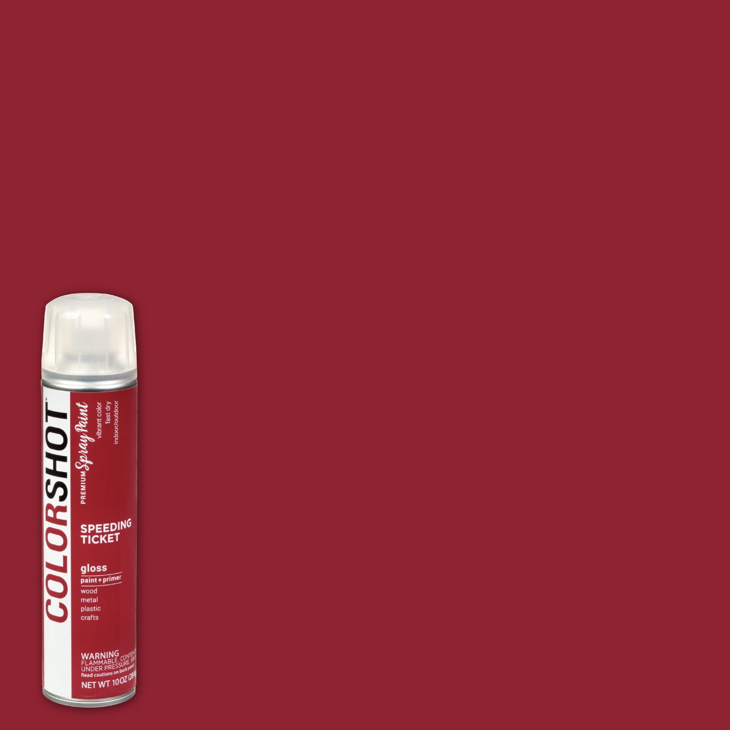 COLORSHOT Premium MultiSurface Gloss Speeding Ticket Spray Paint 10