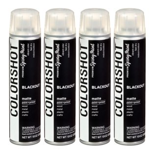 mspary BLACK MATTE SPRAY PAINT(M_SPRAY) Black Spray Paint 600 ml