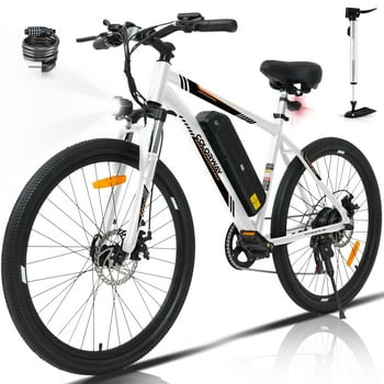 COLORWAY 26" Electric Bike, 500W/36V/11.2AH Removable Battery E Bike,Max.speed 19.9MPH Bicycle for Teenager and Adults-BK15M