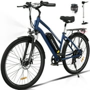 COLORWAY 500W Electric Bike, 28" Electric Bicycle, 36V/12Ah E Bike with 7 Speeds BK27M City bike