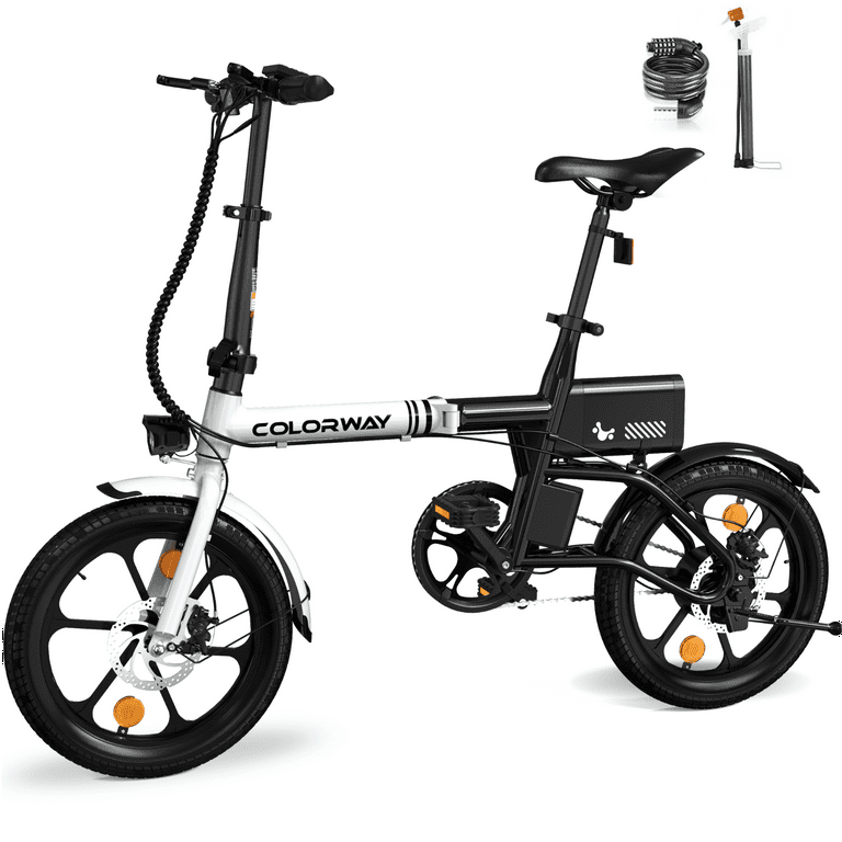 COLORWAY BK35M Foldable E-Bike, 16 inch, 350W, Max. Range 16
