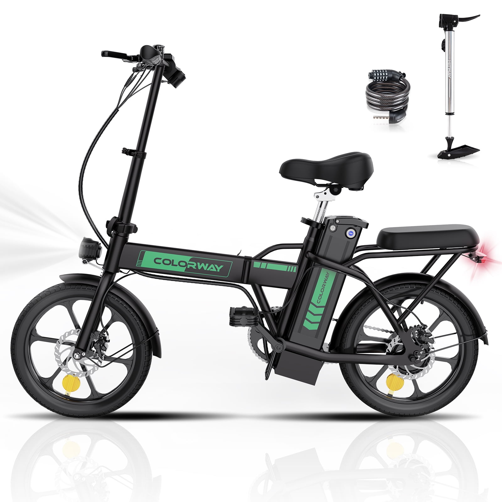 Lightweight Mens Electric City Bike 28 Inch 15kg Ecobike Black