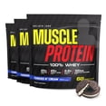 thumbnail image 1 of COLOSSAL LABS Muscle Whey Protein Flavored Protein Powder, 25,000mg Amino Acids/Serving, Cold Filtered(Packaging May Vary) (15 Pound (Pack of 3), Cookies & Cream), 1 of 8