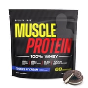 COLOSSAL LABS Muscle Whey Protein Flavored Protein Powder, 25,000mg Amino Acids/Serving, Cold FilteredPackaging May Vary 5 Pound Pack of 1, Cookies & Cream
