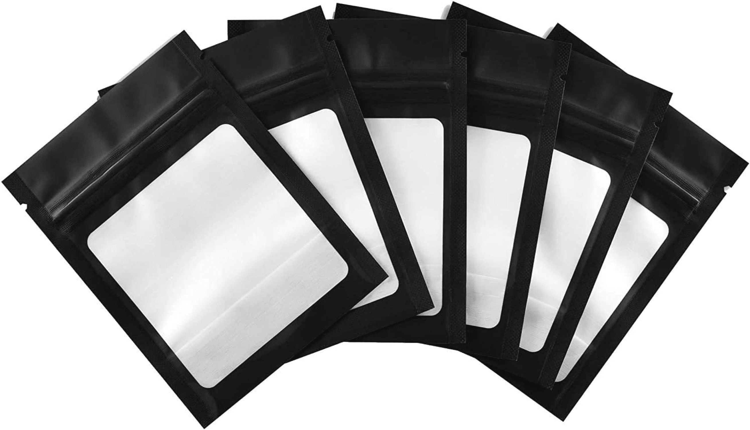 100pcs Black Mylar Bags, 4 x 6 Inches Resealable Smell Proof Bags with Tear  Notch, Aluminum Foil Zipper Lock Pouch for Tea, Coffee, Beans and Candy  (100pcs, 4×6 inches) 