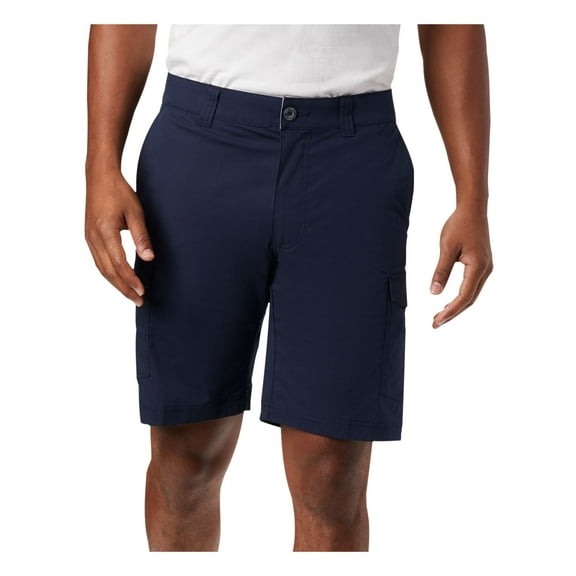 COLUMBIA Mens Brentyn Trail Blue Regular Fit Stretch Cargo Shorts 40W
