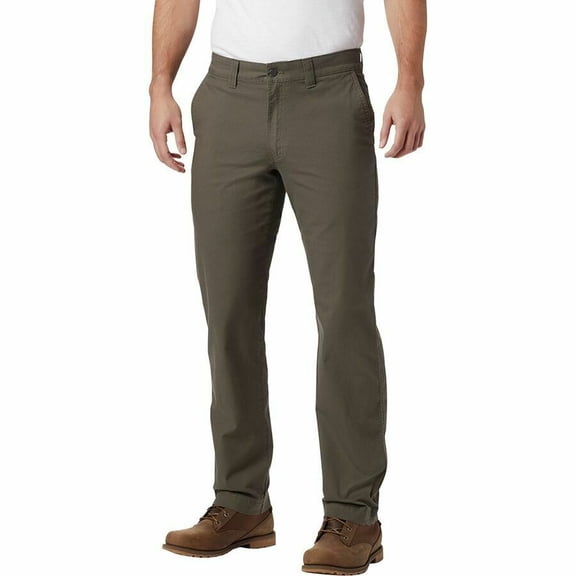 COLUMBIA Mens Green Chino Pants 32W X 30L