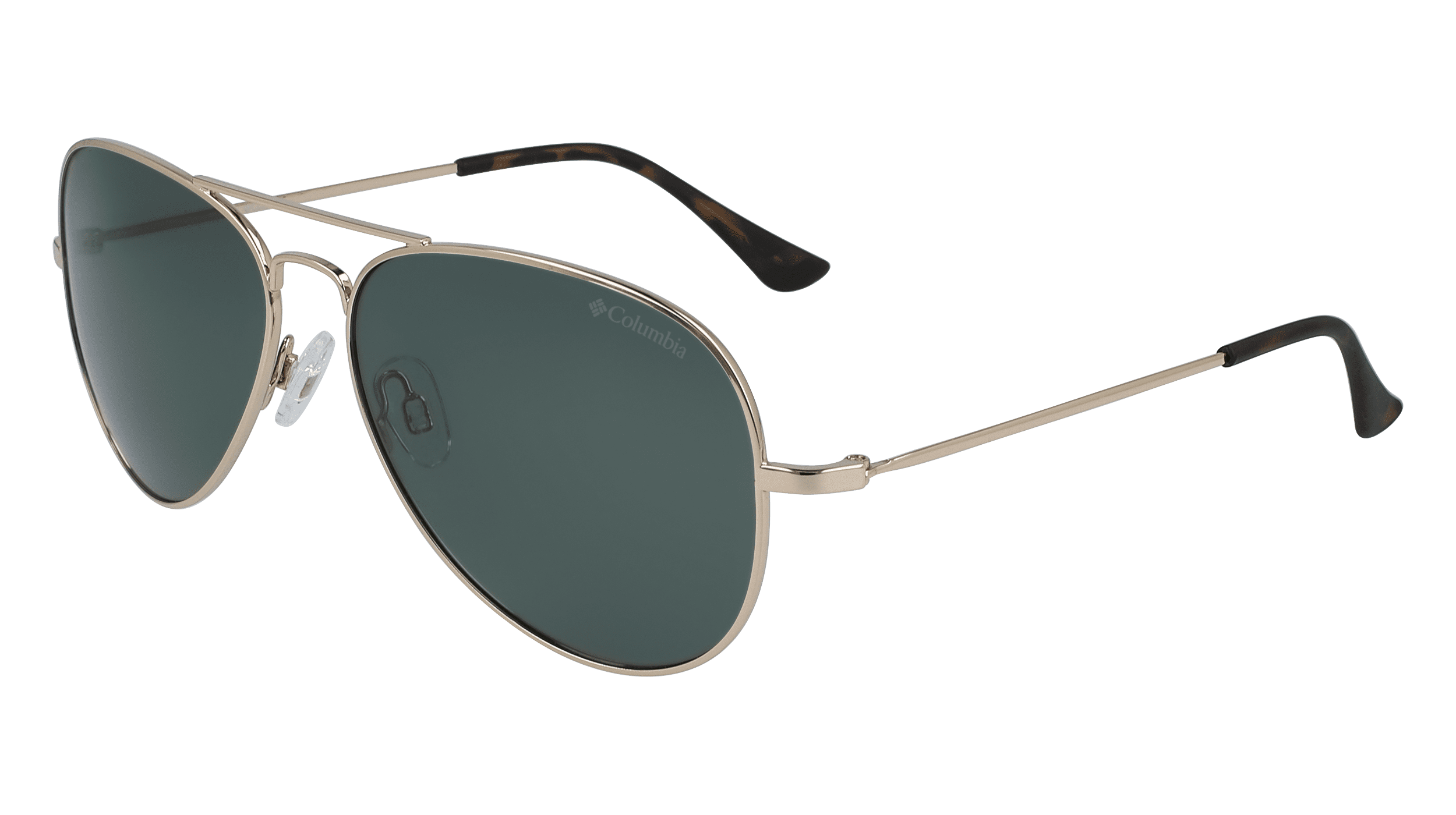 Columbia Norwester Gold Aviator Sunglasses with G15 Polarized Lenses