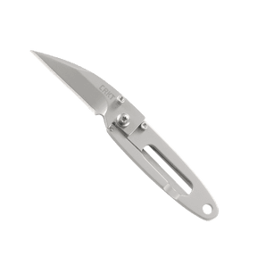CRKT Delilah's P.E.C.K. Everyday Carry EDC Pocket Folding Knife with Frame Lock: Stainless Steel Plain Edge Blade, Stainless Steel Handle, Pocket Clip, 5520
