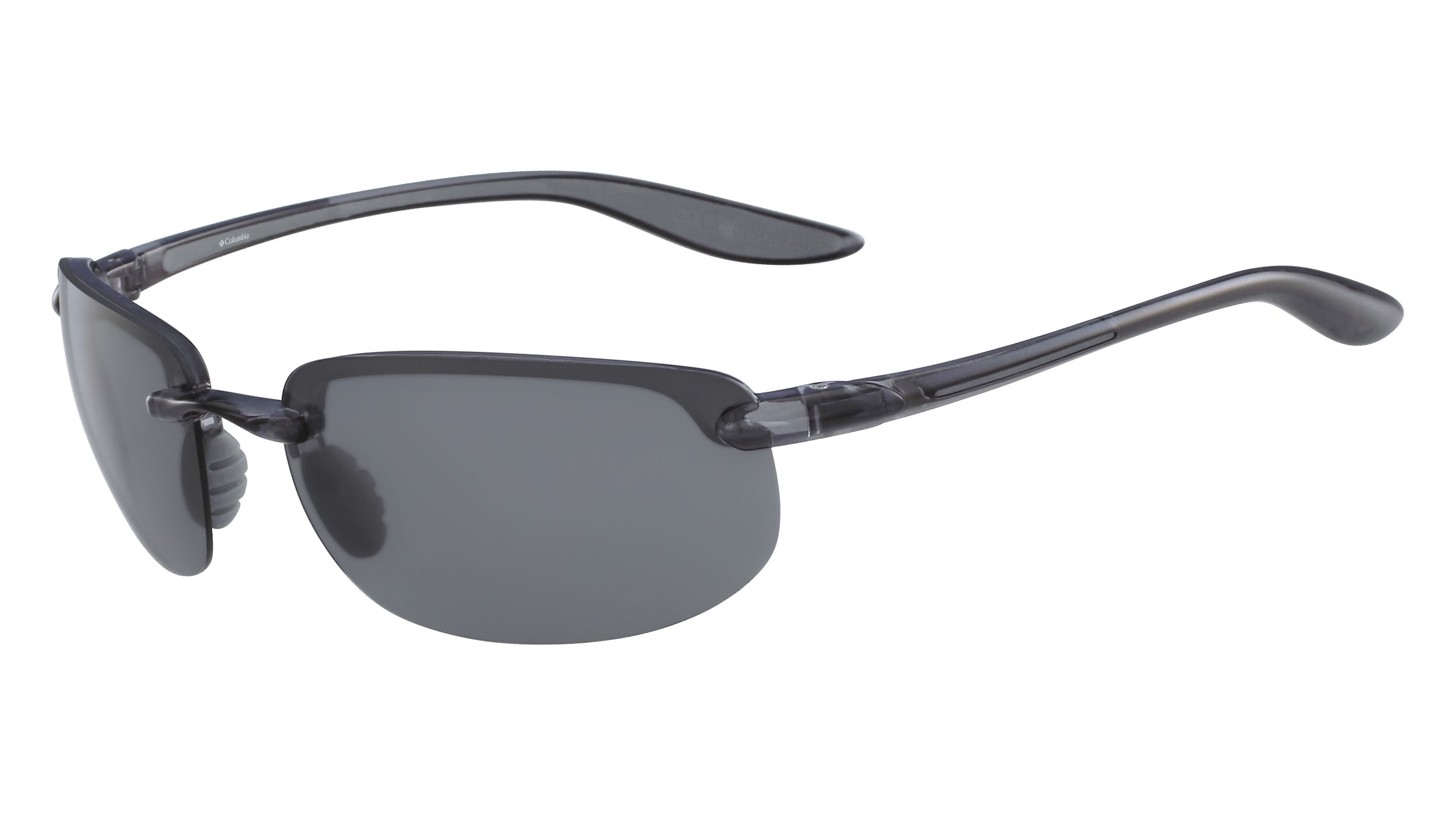 Columbia Unparalleled C519SPG_020 Oval Sunglass with Grey Crystal Frame & Smoke Polarized Lens