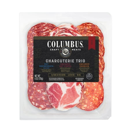 COLUMBUS Charcuterie Trio, Bold, 6 oz Package