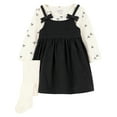 thumbnail image 1 of Carter's Child of Mine Baby and Toddler Girl Dress Set, 3-Piece, Sizes 0/3-24 Months, 1 of 7