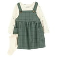 thumbnail image 1 of Carter's Child of Mine Baby and Toddler Girl Dress Set, 3-Piece, Sizes 0/3-24 Months, 1 of 7