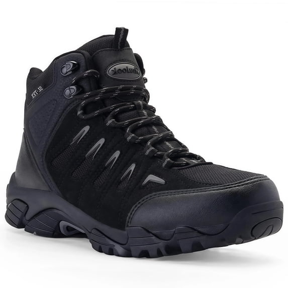 COM STAR Men’s Hiking Boots Mid-Top Outdoor Trekking Shoes Comfortable Durable Trail Boots for Camping, Climbing, Hiking & Outdoor Walking