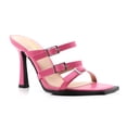 thumbnail image 1 of COM STAR Women’s High Heel Sandals Strappy Square Toe Stiletto Heels Open Toe Dress Shoes Adjustable Buckle Heels for Party Wedding Evenin, 1 of 9