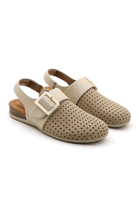 Women Closed-Toe Comfort Sandals Clogs for Women Breathable Perforated Walking Shoes with Adjustable Strap and Buckle for Casual Walking