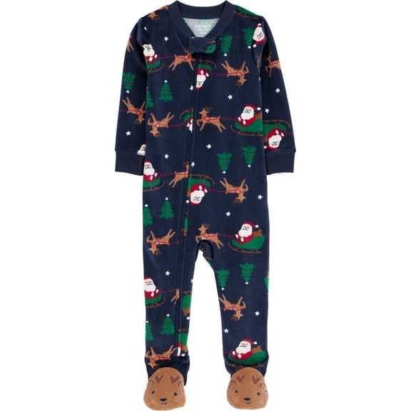 Carter's Child of Mine Baby and Toddler Cozy Pajama, One-Piece, Sizes 12M-5T