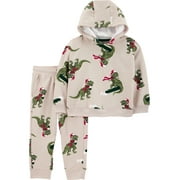 CARTER'S Child of Mine Baby and Toddler Boy Holiday Outfit Set, 2-Piece, Sizes 12M-5T