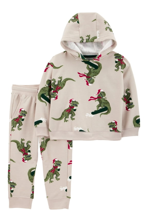 Child of Mine Baby and Toddler Boy Holiday Outfit Set, 2-Piece, Sizes 12M-5T