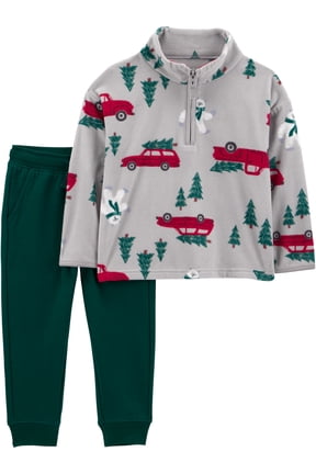 Baby and Toddler Boy Holiday Outfit Set, 2-Piece, Sizes 12M-5T