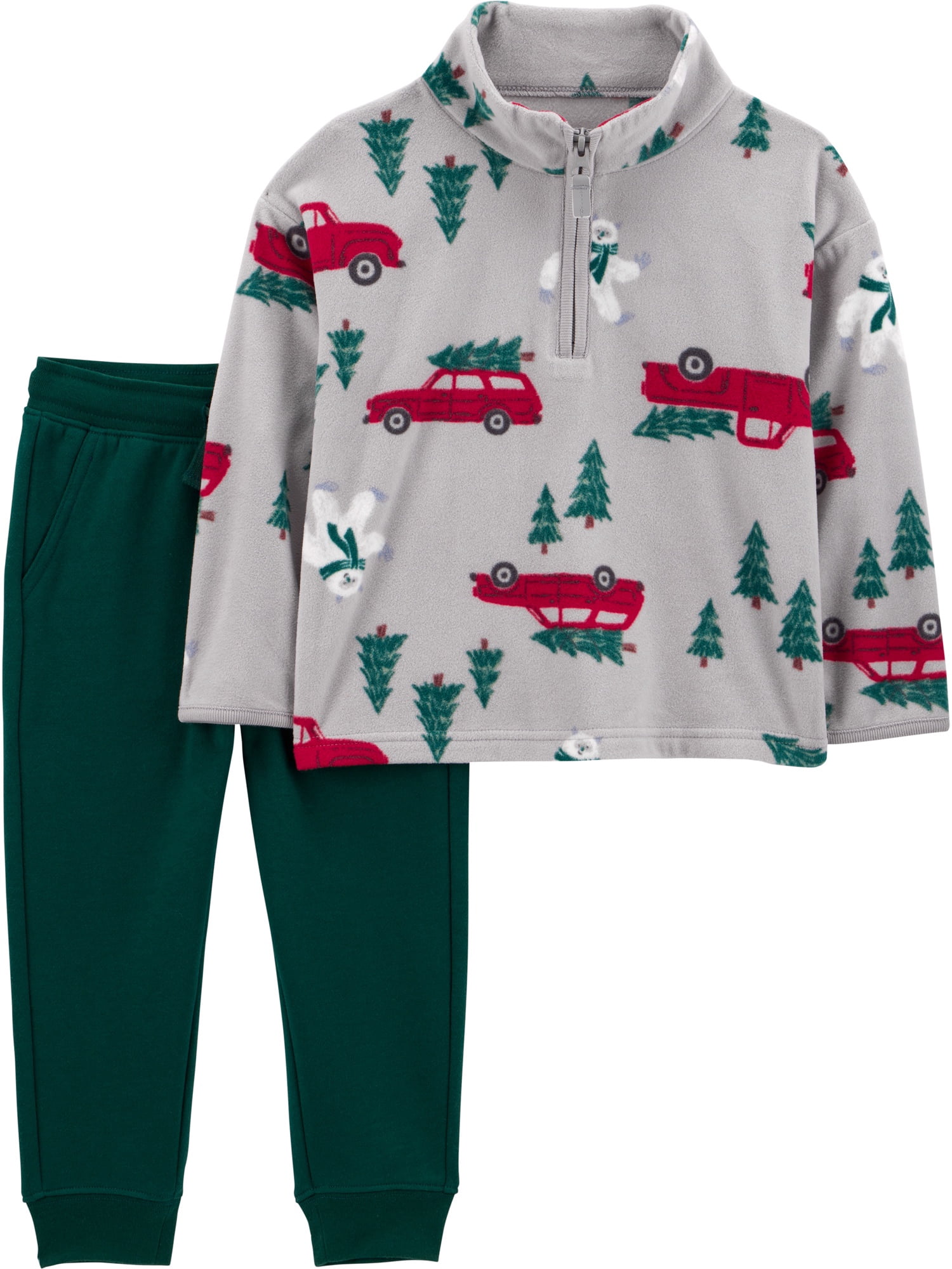 Carter's Child of Mine Baby and Toddler Boy Holiday Outfit Set, 2-Piece, Sizes 12M-5T