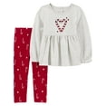 thumbnail image 1 of Carter's Child of Mine Baby and Toddler Girl Holiday Outfit Set, 2-Piece, Sizes 12M-5T, 1 of 5
