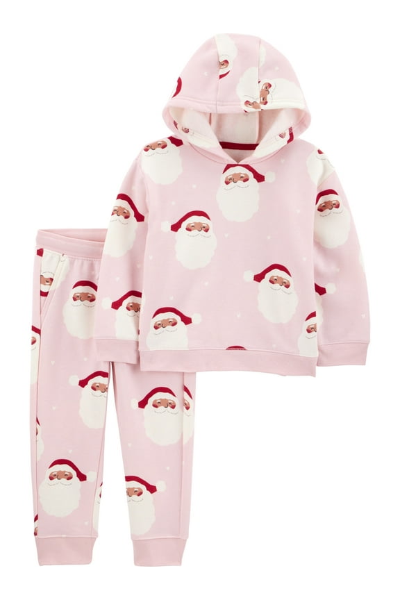 Baby and Toddler Girl Holiday Outfit Set, 2-Piece, Sizes 12M-5T