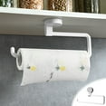 thumbnail image 1 of COM1950s 12" Paper Towel Holder,Abs Paper Roll Holder with Suction Cup Hooks for Kitchen Bathroom Towel Racks Paper Towel Rack Tower Bar Paper Towel Holder for Kitchen/Work Benches/Fridges/Grill, 1 of 6