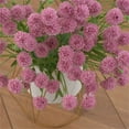 thumbnail image 1 of COM1950s 19.3In Artificial Chrysanthemum Flower with 4 Decorative Balls,Fake Floral Arrangement for Wedding Centerpiece,Home Decor,Party Backdrop,Vase Fillers,Real-Like Diy Wall Display, 1 of 7