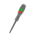 thumbnail image 1 of COM1950s 1Pcs Tester Screwdriver,Contact Voltage Tester Pen Light Circuit Tester Voltage Detecter Pen Electric Test Pen Screwdriver Dual Head Slot Ac 100-500V, 1 of 9