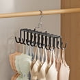 thumbnail image 1 of COM1950s 20 Hook Multi-Functional Hanger,Space Saving Closet Organizer for Bras Underwear Tank Tops,Heavy Duty Metal Garment Rack with Anti-Slip Design,Compact Wardrobe Storage Solution for Home Dorm, 1 of 8
