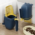 thumbnail image 1 of COM1950s 3-In-1 Cat Litter Scoop with Holder,Portable Waste Storage Container for Easy Cleaning,Compact Size 9.5X7.5X5.9 In,Durable Plastic Pet Waste Disposal System, 1 of 9