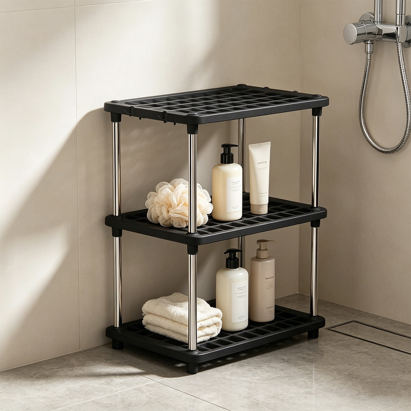 Aerospace Rack Unit COM1950s 3 Tier Storage Shelf Organizer, Multi Purpose Plastic Utility ...