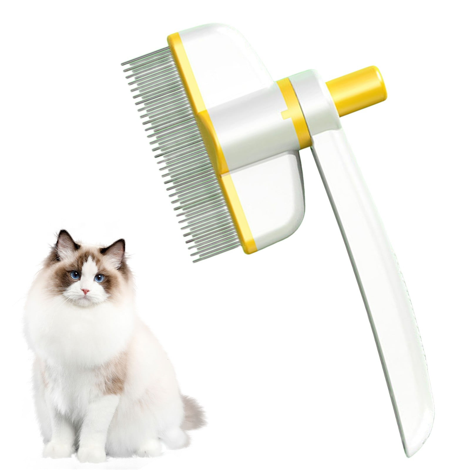 Deshedding Brush With Massaging Nodes For Boston Terriers