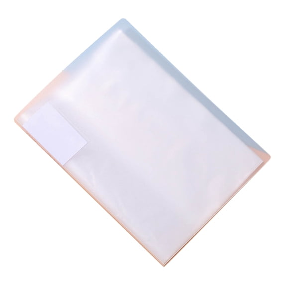 COM1950s Plastic File Box,Clear Document Storage Case,Stackable Organizer for Home and Office,Portable Filing Box with Transparent Cover