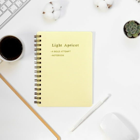 COM1950s A6 Size Spiral Notebook,Portable Writing Journal with Flip Coil Design and 9Mm Grid Paper for Organized Note Taking,Sketching,Daily Use