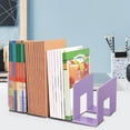 thumbnail image 1 of COM1950s Acrylic Book Stand and Organizer,12.6In Desktop Book Holder with 4 Partitions,Thickened Reading Rack for Textbook Storage,Sturdy Book Shelf Space Saver, 1 of 9