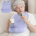 thumbnail image 1 of COM1950s Adult Bibs for Eating and Drooling,Reusable Silicone Bib with Adjustable Closure,Large Coverage Clothing Protector for Elderly and Disabled Adults,Washable Durable Feeding Bib, 1 of 9