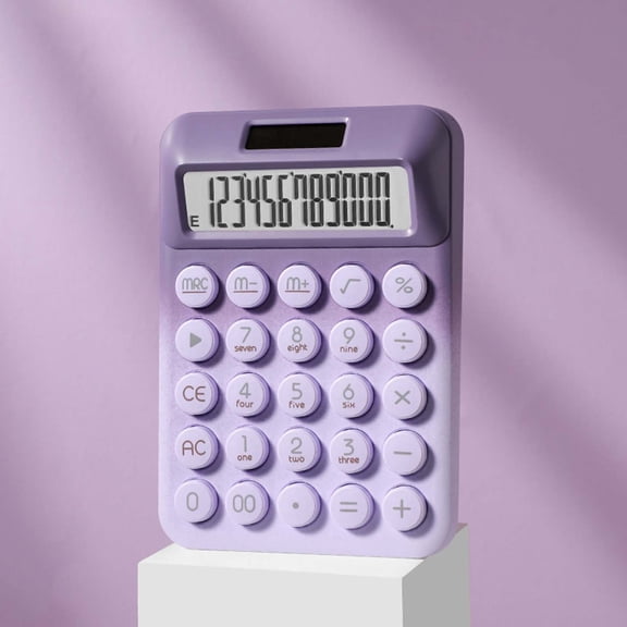 COM1950s Advanced Scientific Calculator with Solar Power & Battery Backup,Large 12-Digit High-Contrast Lcd Display,Ergonomic Mechanical Keys for Comfortable Use,Ideal for Office & Home Professionals