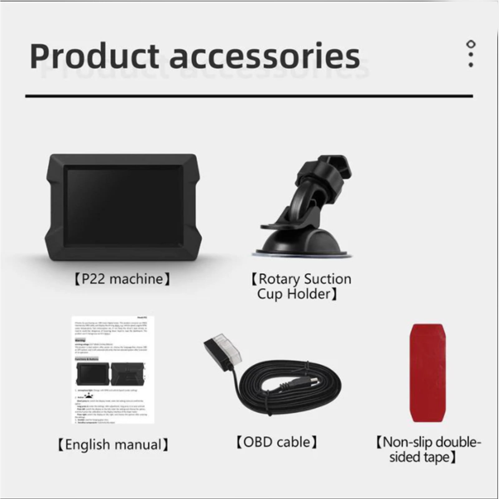 COM1950s Auto Fault Code Detector,Intelligent Hud,Real-Time Driving Data,Gps Navigation