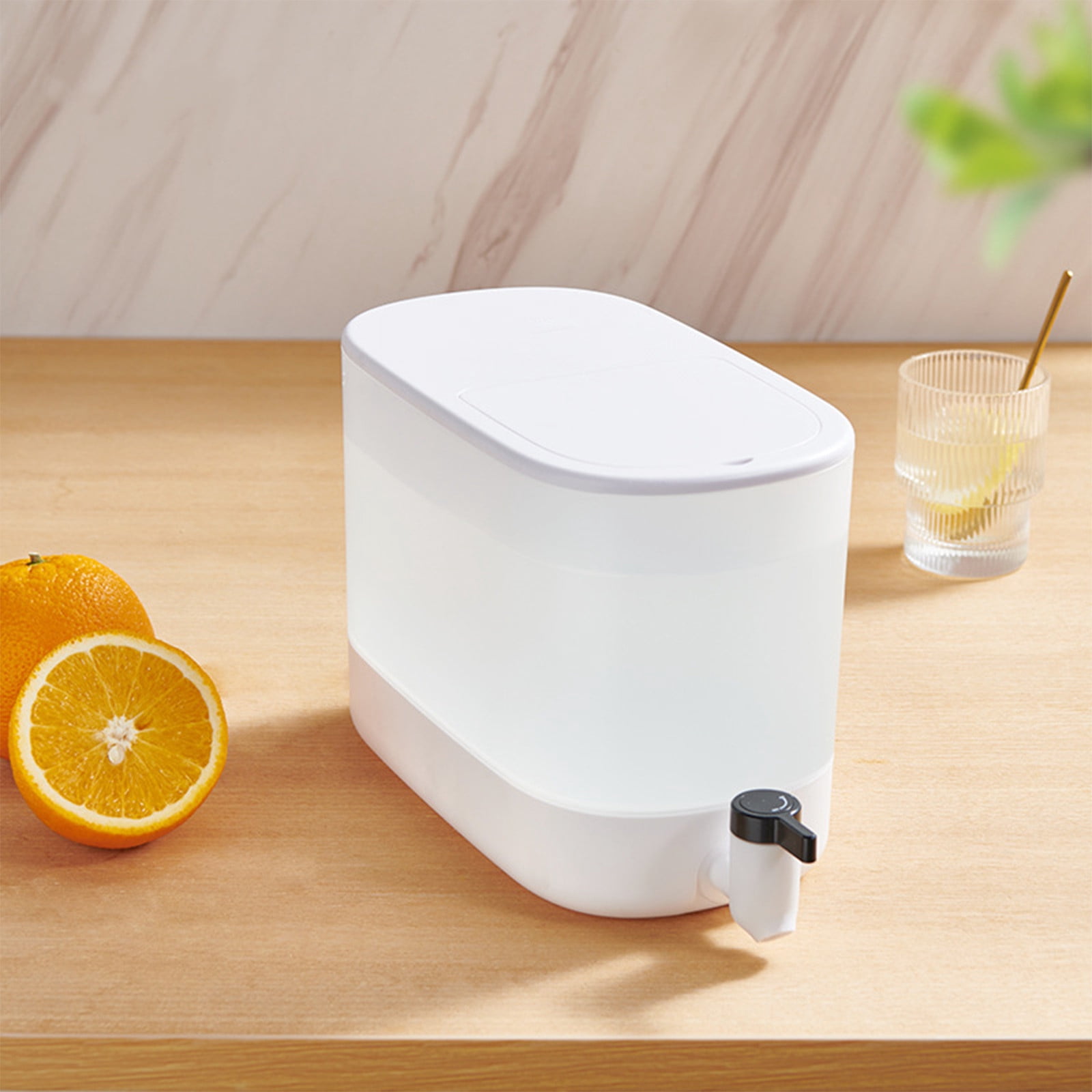 COM1950s Beverage Dispenser with Spigot, Refrigerator Water Pitcher ...
