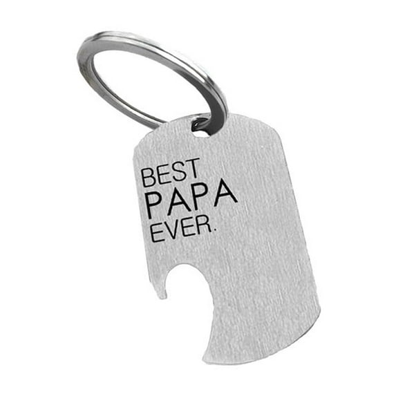 COM1950s Bottle Opener Keychain for Men Stainless Steel Beer Bottle Opener Keychain Pocket Bottle Opener Beverage Bottle Opener Keychain Gift Women Men Keychain Bottle Opener for Men