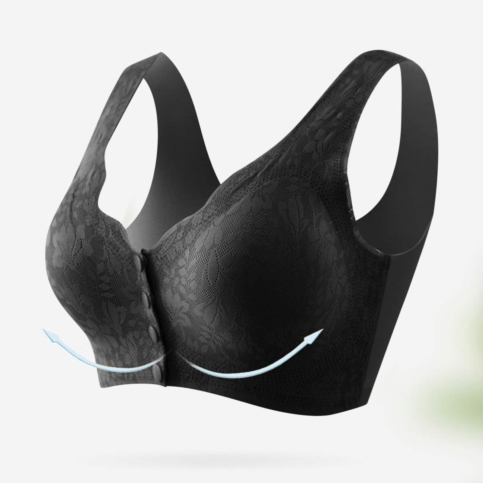 COM1950s Bras for Women Underwear Comfortable Snapfastener Large Size