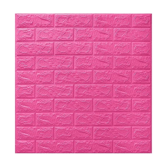 COM1950s Brick Pattern Wall Sticker -Collision Self-Adhesive Wallpaper Foam Waterpaper