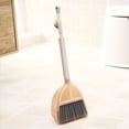 thumbnail image 1 of COM1950s Broom and Dustpan Set for Home Childrens Brooms and Dustpan Set, Cleaning Supplies Brooms and Dustpan Set for Home, Stainless Steel Handle Brooms with Dustpan Combo Set for Home Office, 1 of 9