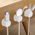 thumbnail image 1 of COM1950s Cable Management Clips,Self Adhesive Wire Organizers 3 Pack,Cord Holders for Home Office Desk,Tv,Computer,Wall Mount Cable Management System, 1 of 9